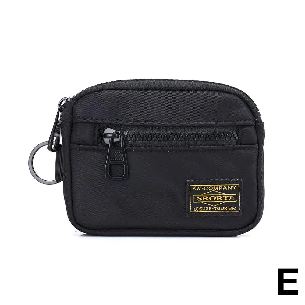 Porte-Monnaie Oxford Zipper Compact Unisexe — CLEVI Paris