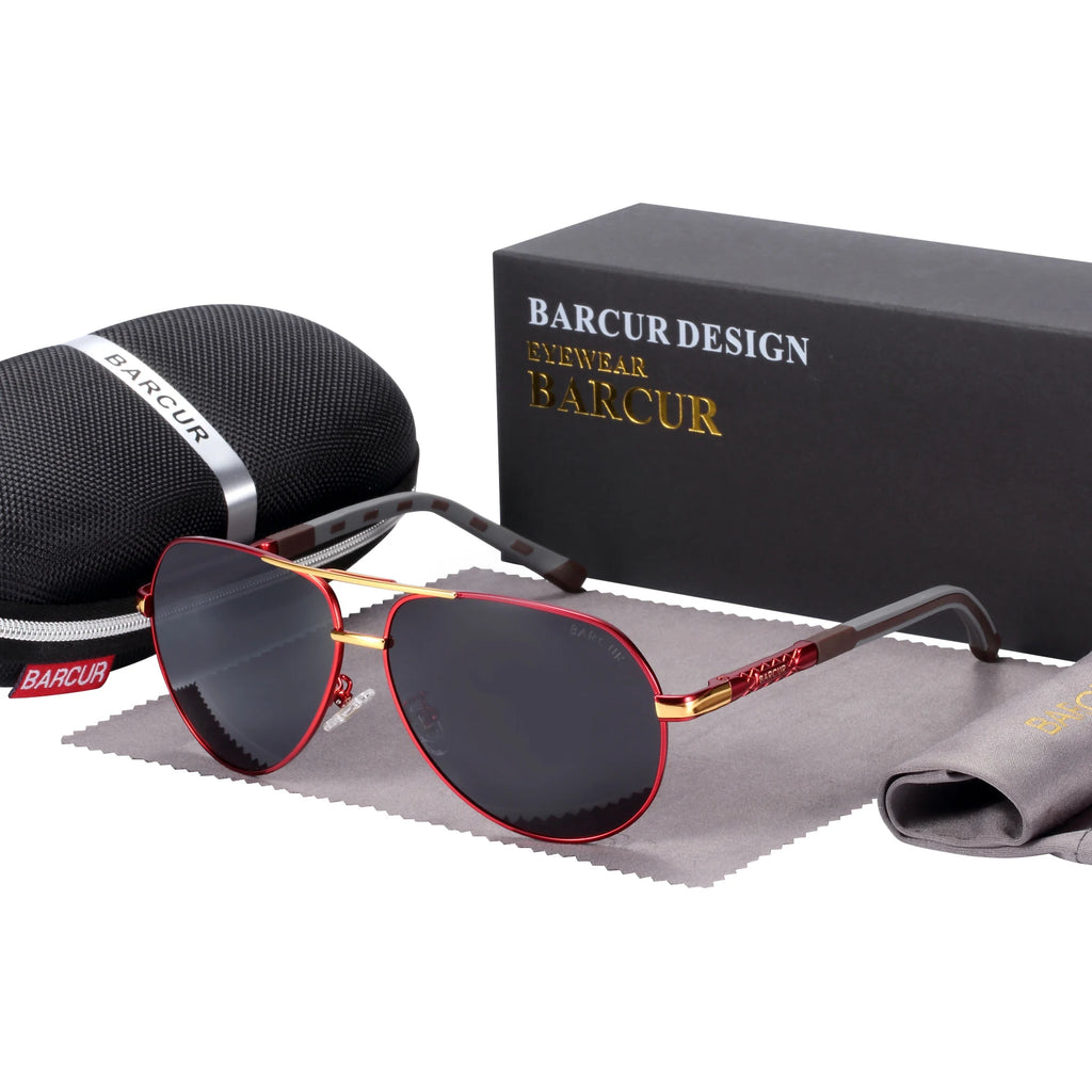 Lunettes de Soleil Polarisées Ovales Homme Femme – Monture Acier Inoxydable Verres TAC Anti-Reflets UV400 – CLEVI Paris