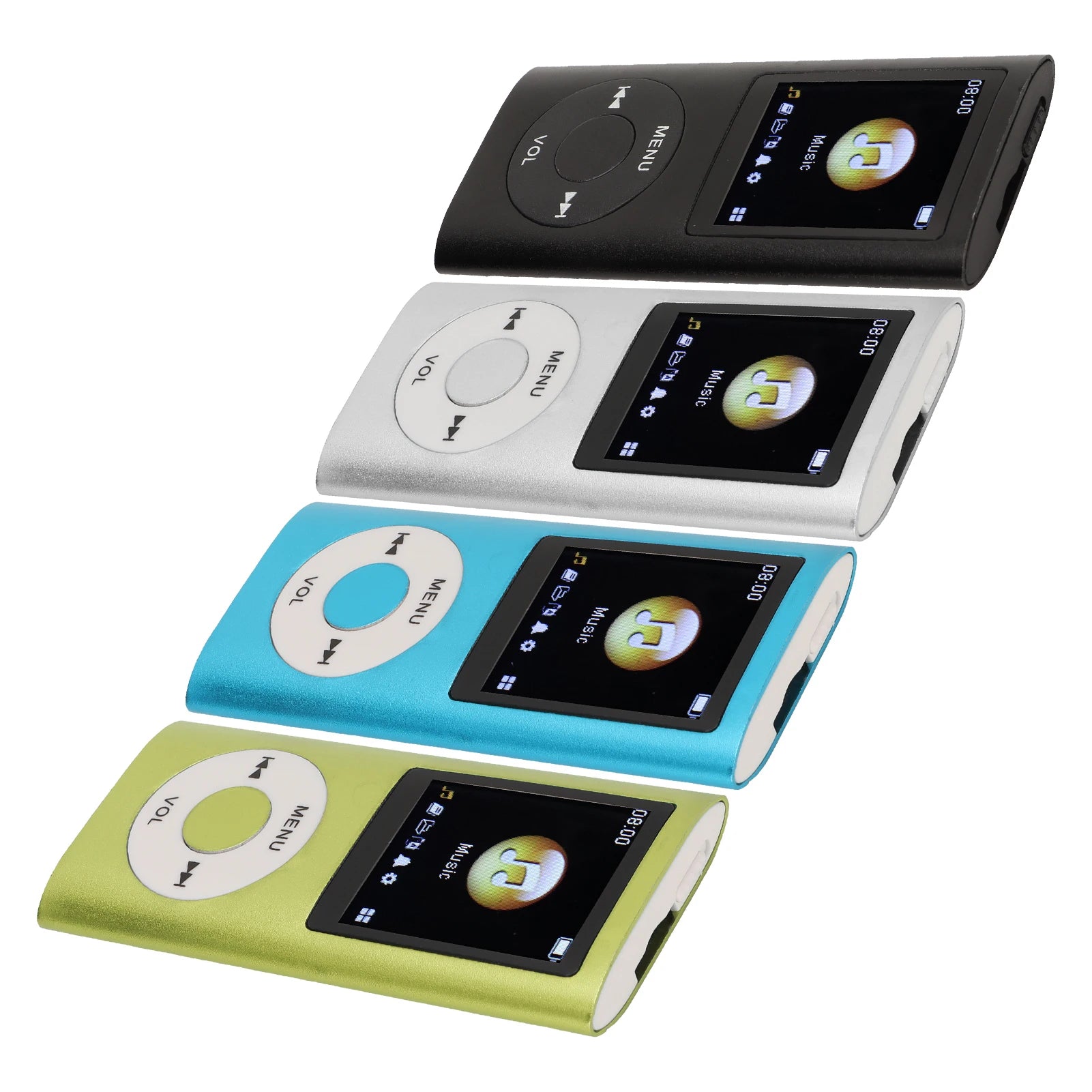 NVPONE Lecteur MP3 Aluminium Écran LCD 1,8" Bluetooth FLAC TF 64Go 8h – CLEVI Paris