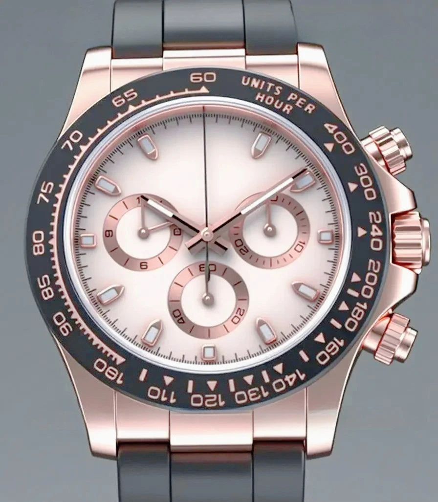 Montre Automatique Homme Acier Inoxydable 904L Calendrier Lumineuse – CLEVI Paris