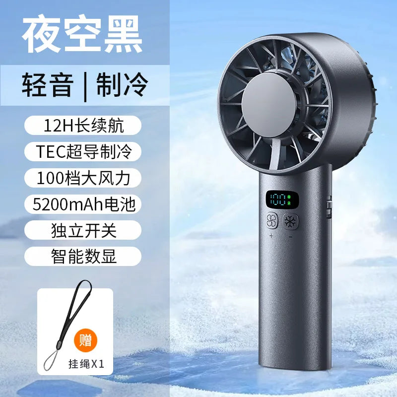Ventilateur Portable Pliable USB – Ice Compress Rechargeable Voyage & Outdoor