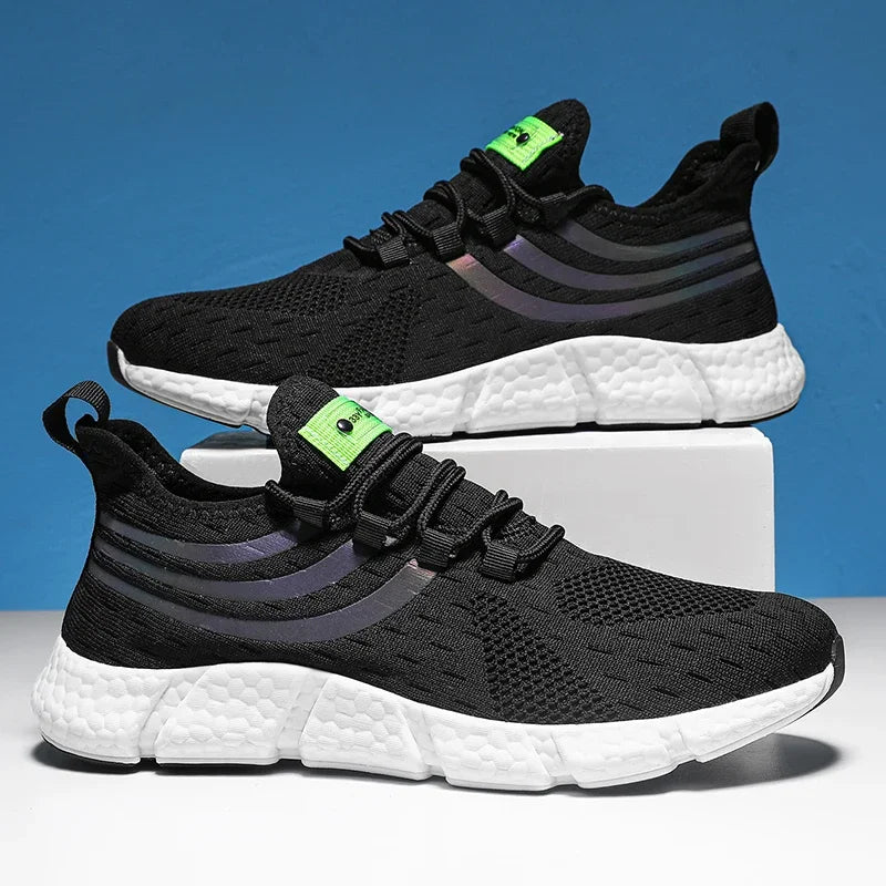 Baskets Unisexe Légères Respirantes – Semelle Antidérapante TPR Running Marche Sport Casual Pointures 36–46 – CLEVI Paris