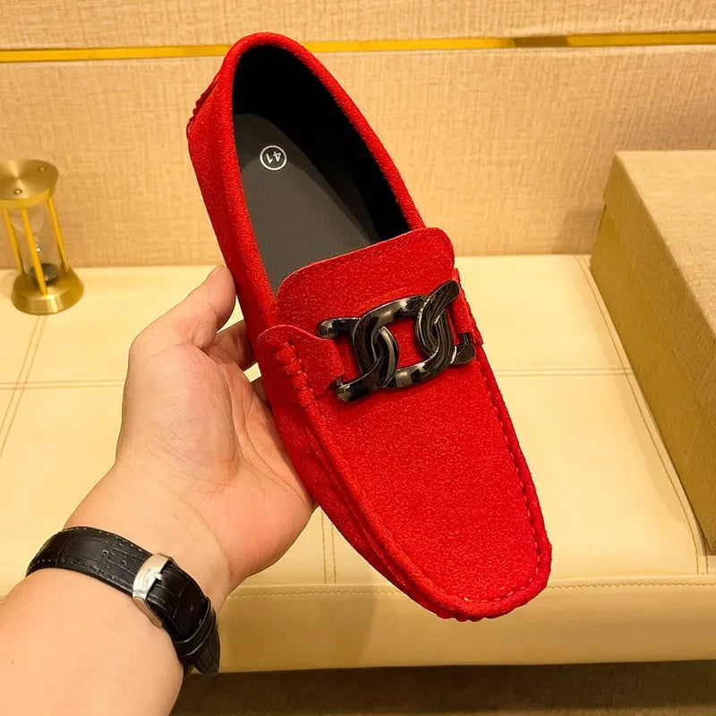 Loafers Homme Suède Grande Taille Slip-On – CLEVI Paris
