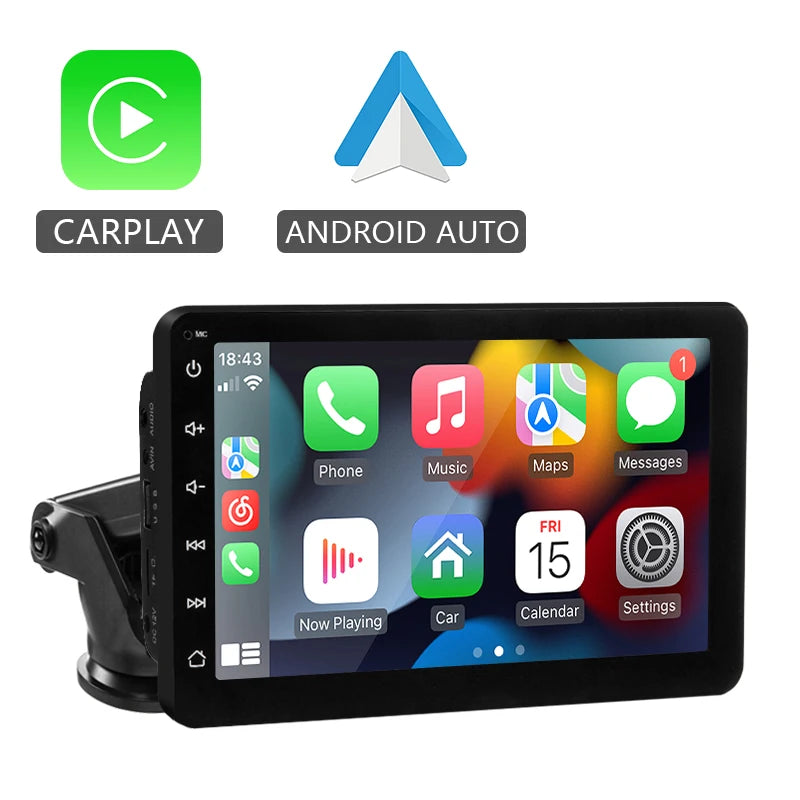 Autoradio 7 Pouces Tactile CarPlay Sans Fil Android Auto Bluetooth 5.0 Caméra Recul – CLEVI Paris
