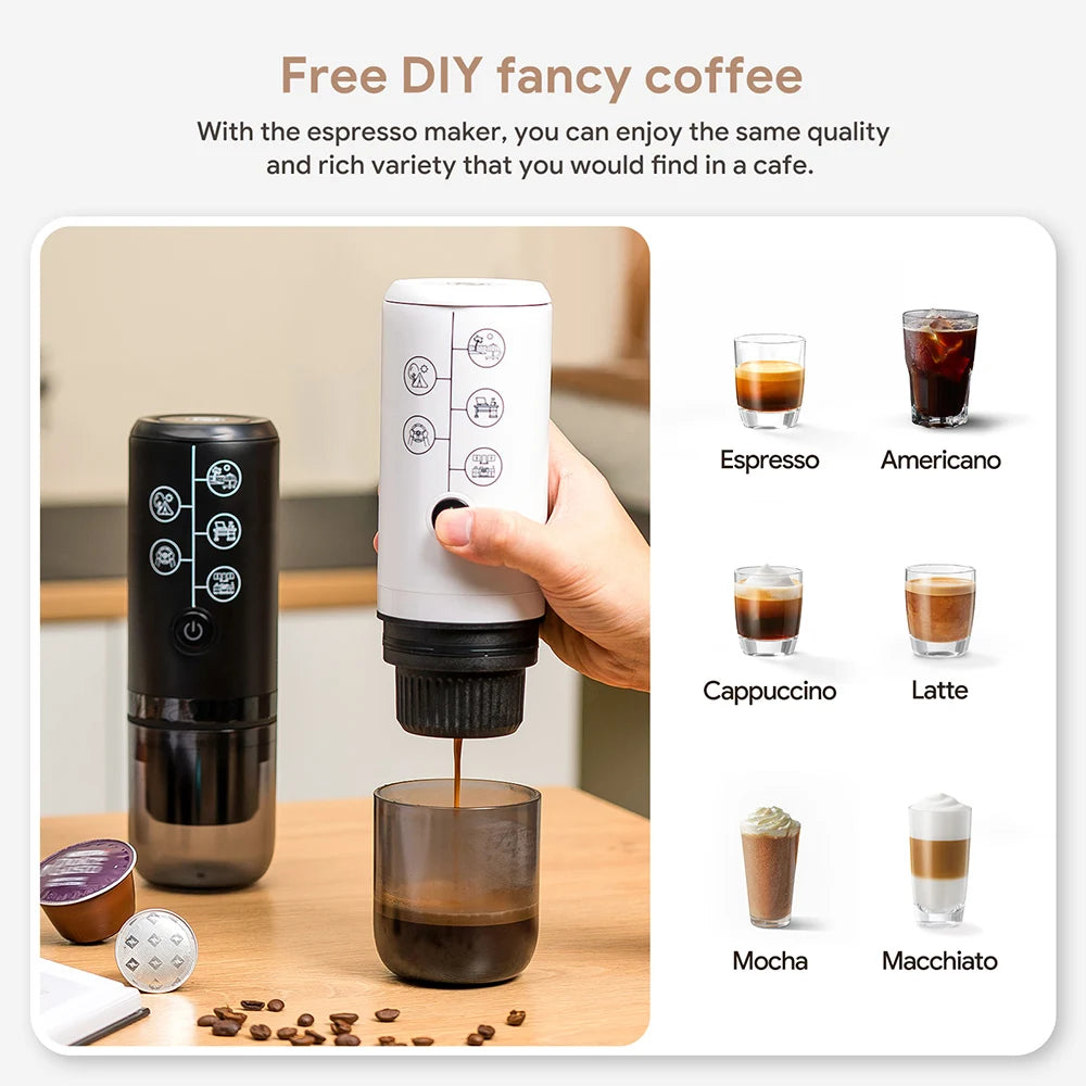 Machine expresso portable, mini barista de voyage – CLEVI Paris