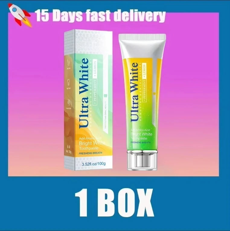 Dentifrice Citron Menthe Blancheur & Haleine Fraîche 100g – CLEVI Paris
