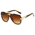 Lunettes de Soleil Double Pont Grande Monture Tendance Homme – CLEVI Paris