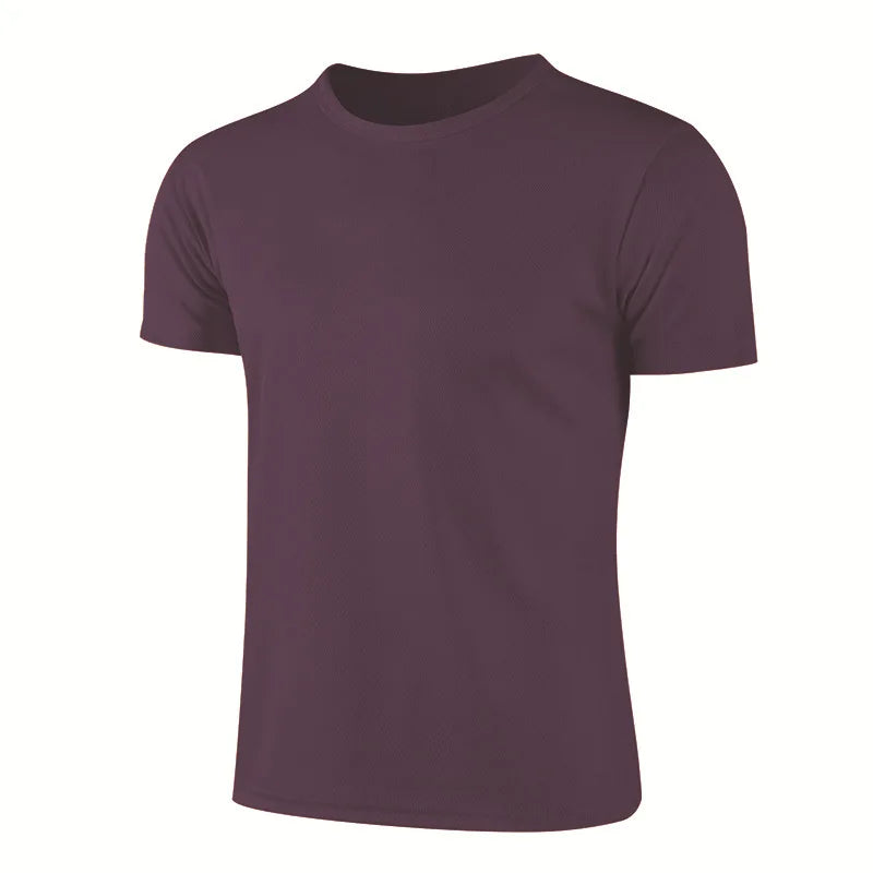 T-shirt Sport Manches Courtes Unisexe Polyester | Séchage Rapide, Gym & Running, 15 Coloris, Tailles S à 4XL – CLEVI Paris
