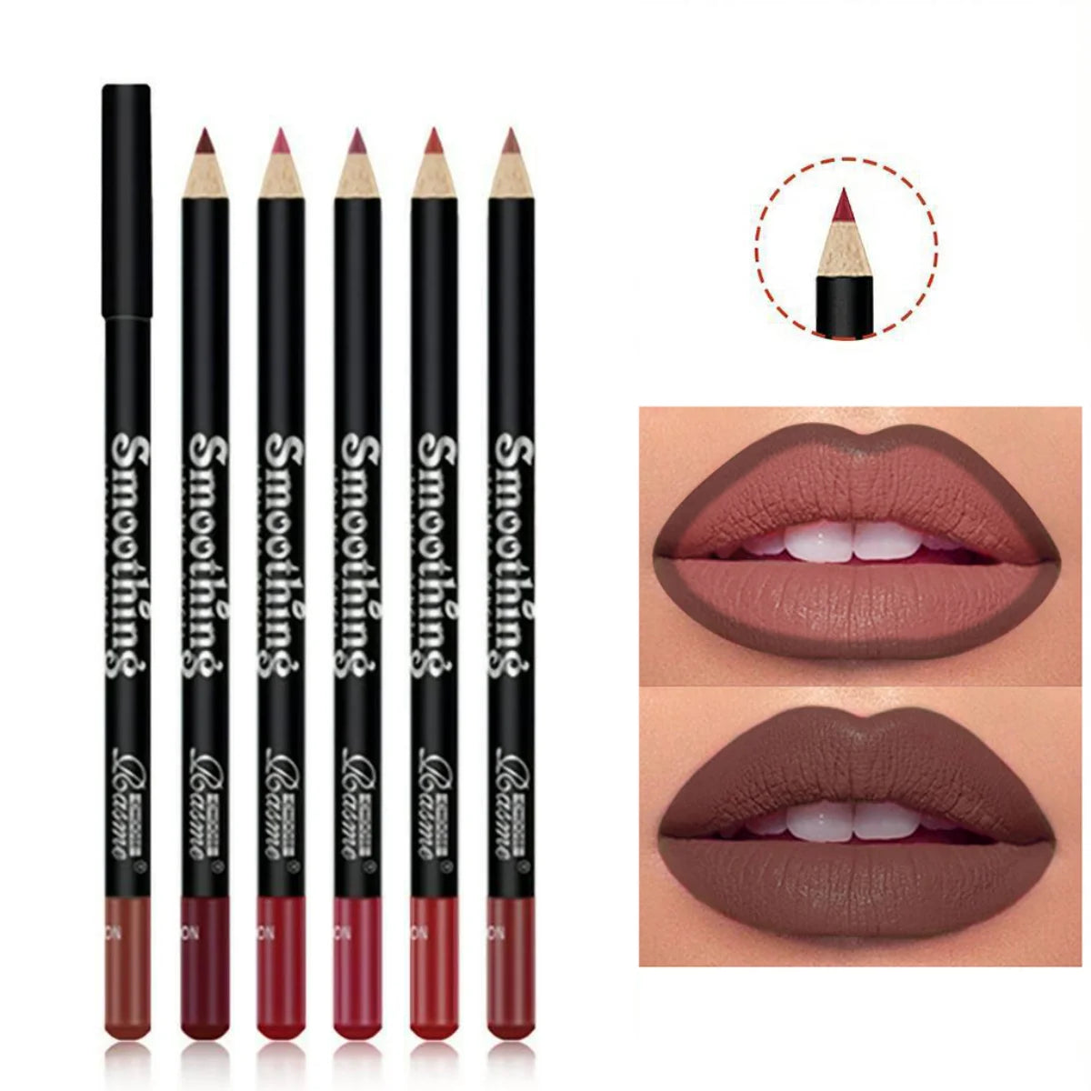 Crayon Contour Lèvres Waterproof CHOOSE RASME – Longue Tenue Matte 12 Teintes – CLEVI Paris