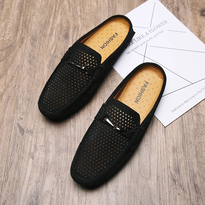 Mocassins Homme Cuir Suédé – Légers, Respirants & Confortables, Style Casual Été – CLEVI Paris