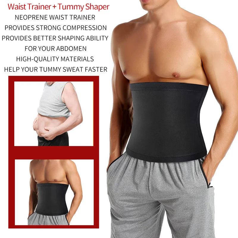 Ceinture Sudation Homme Gainante Effet Sauna Ventre Plat — CLEVI Paris