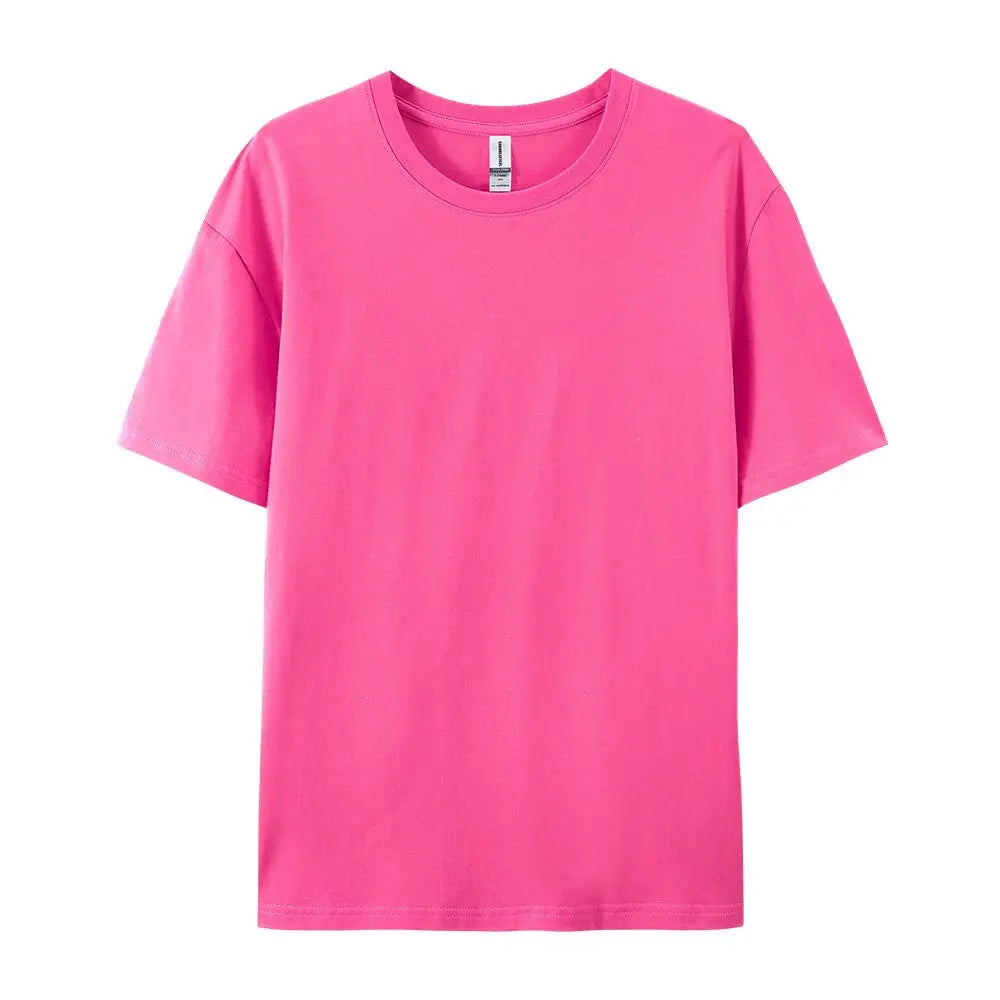 T-Shirt Unisexe Coton Col Rond Manches Courtes Coupe Loose 20 Coloris Candy Été – CLEVI Paris