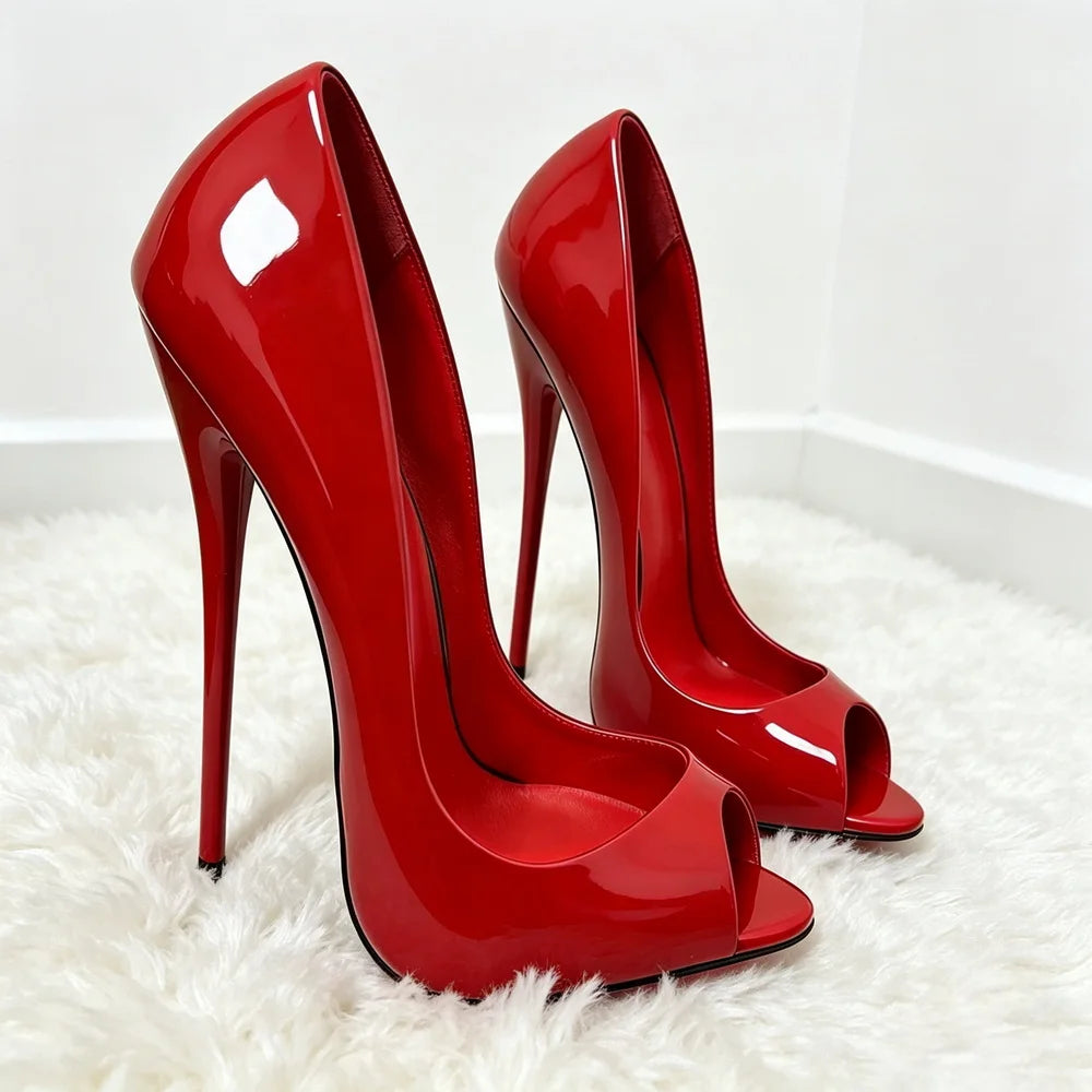 Escarpins à bout ouvert et talons hauts – CLEVI Paris