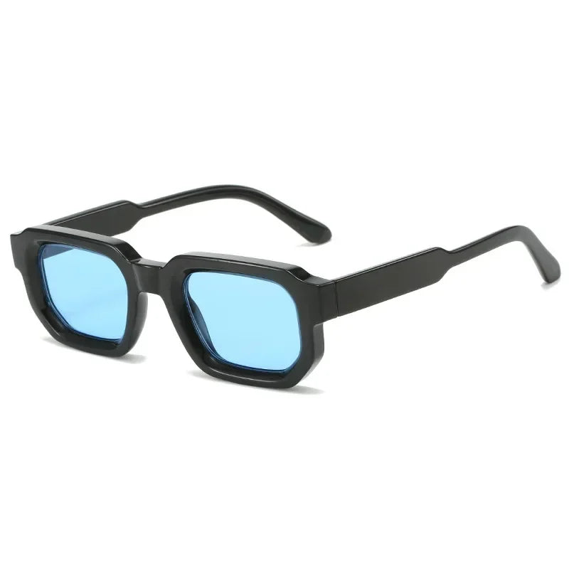 Lunettes de Soleil Carrées Retro Verres Transparents UV400 Unisexe 11 Coloris – CLEVI Paris