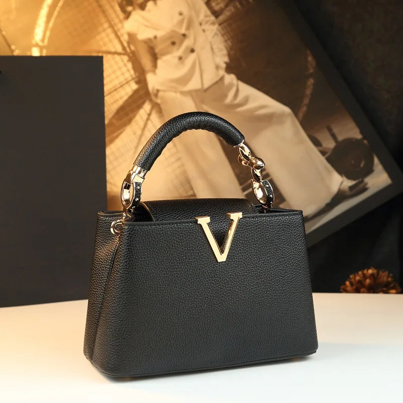 Sac Épaule Femme Cuir Synthétique Style Parisien Vintage Luxe – CLEVI Paris
