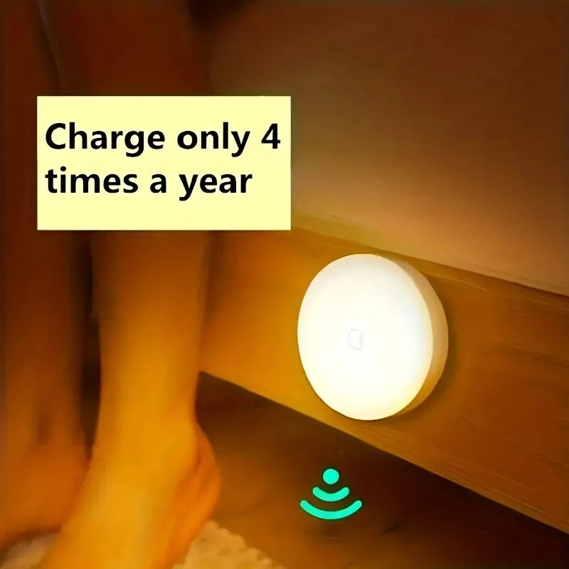 Veilleuse LED Détecteur de Mouvement Rechargeable Sans Fil — CLEVI Paris