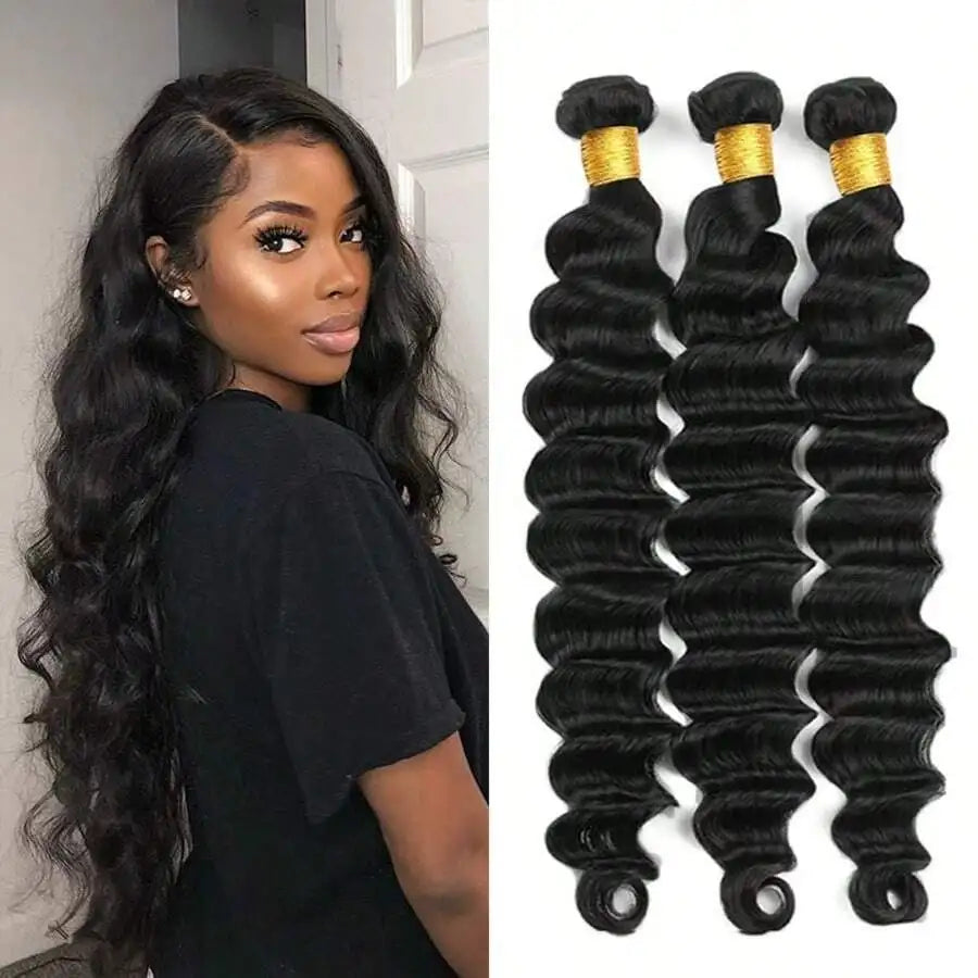 Bundles Body Wave noirs, cheveux humains – CLEVI Paris