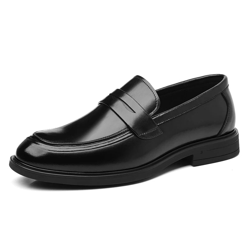 Mocassins Cuir Homme Style Italien | Chaussures Business Slip-On