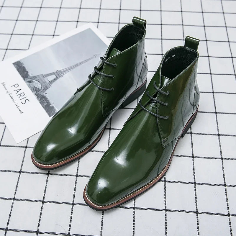 Bottines Homme Lacets Style Martin – CLEVI Paris