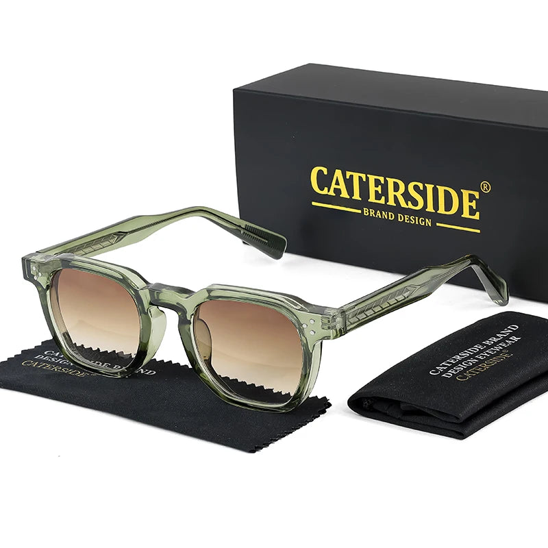 Lunettes de Soleil Style Punk Unisexe CATERSIDE – Monture Carrée Miroir UV400 – CLEVI Paris