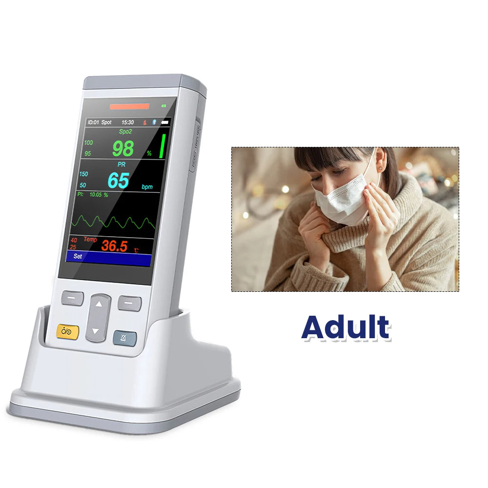 Moniteur Signes Vitaux Portable Sinohero PC100S SpO2 Température Écran TFT 3,5" – CLEVI Paris