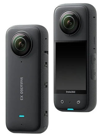 Insta360 X3 – Caméra 360° 5,7K HDR Capteur 1/2" 48MP Étanche 10m Stabilisation FlowState Écran 2,29" – CLEVI Paris
