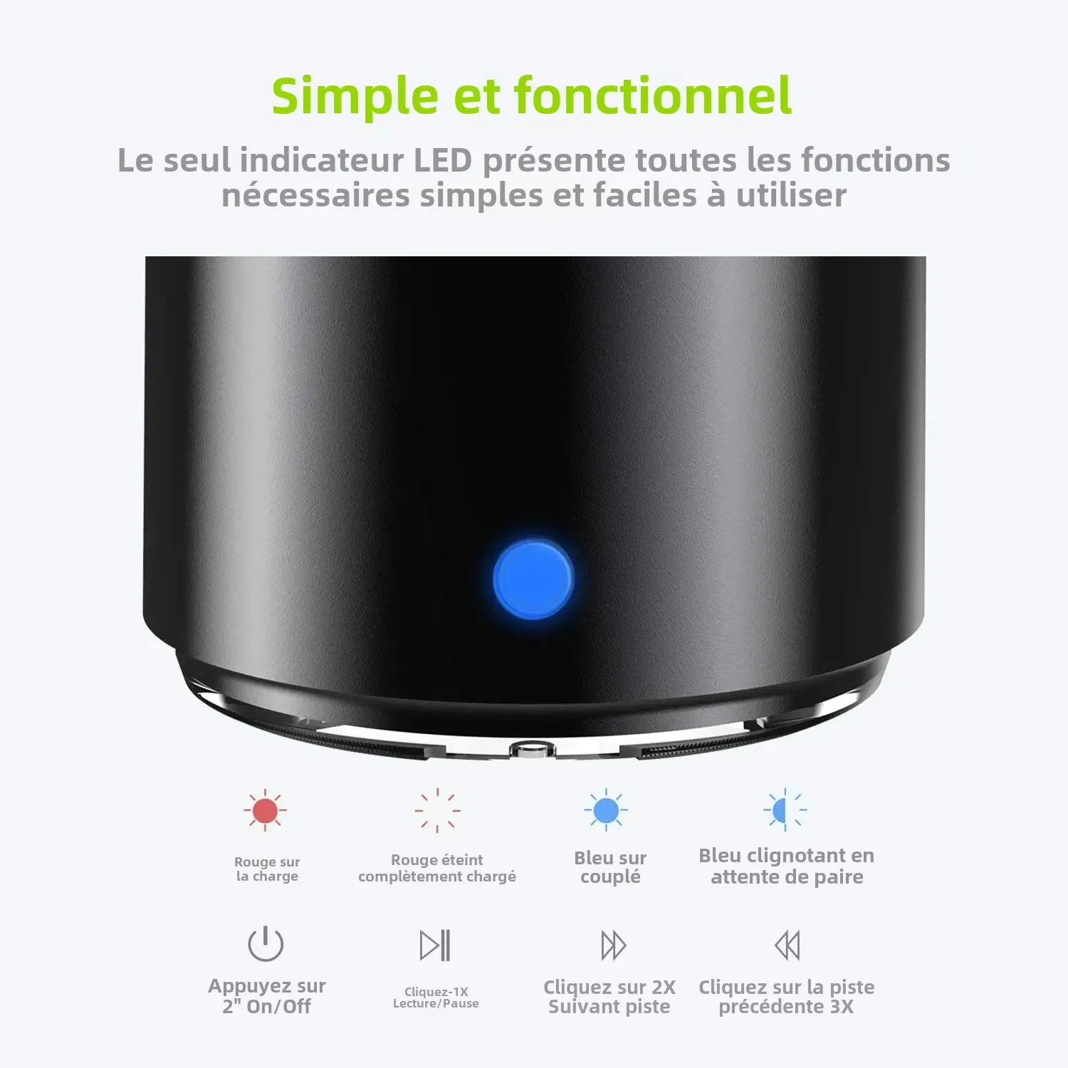 EWA A106 Pro Mini Enceinte Bluetooth IPX7 Radiateur Basses Housse Incluse – CLEVI Paris