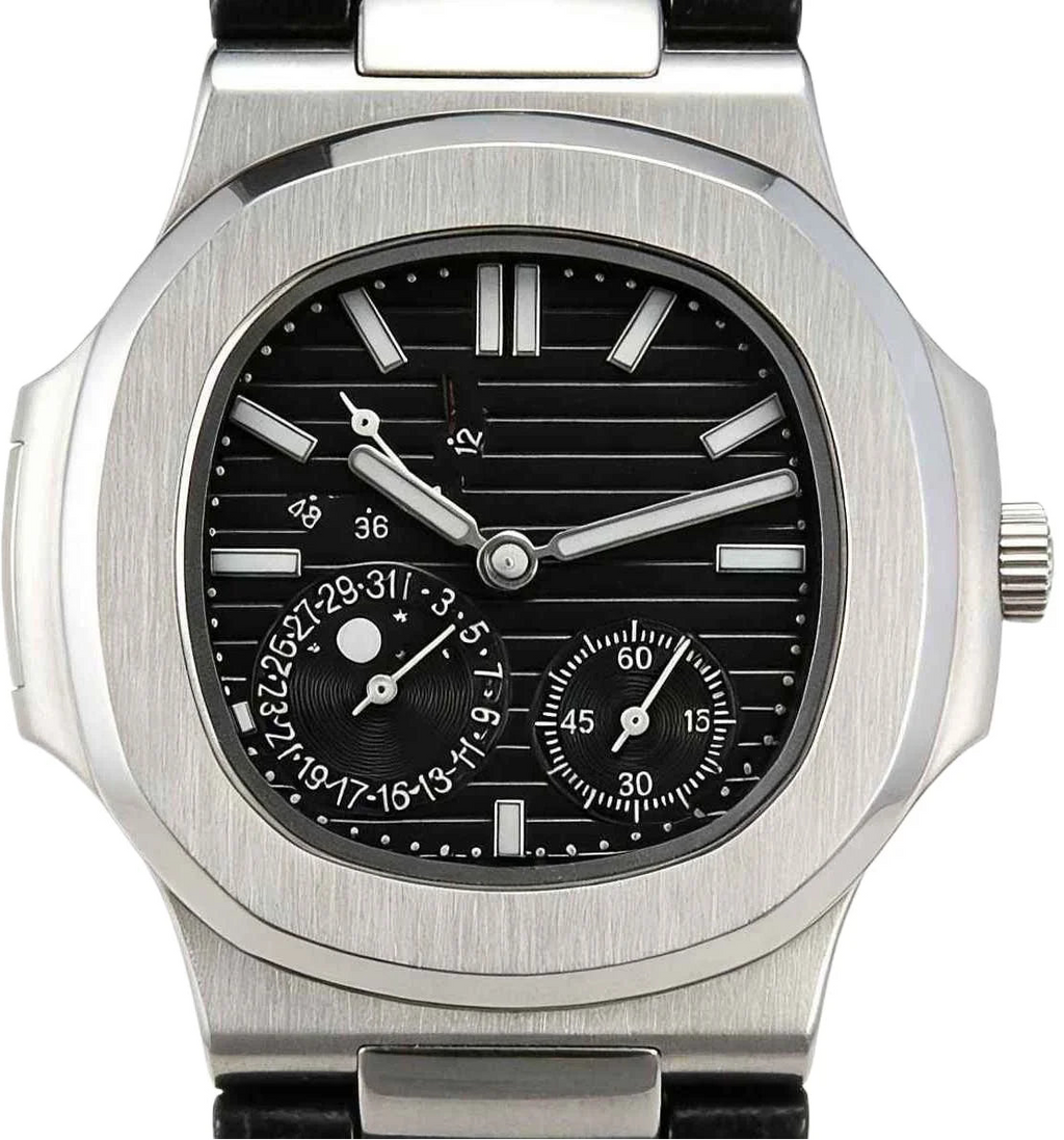 Montre Homme G3T – Automatique Mécanique, Acier 904L Mat 40 mm, Aiguilles Lumineuses, Calendrier & Jour, Étanche 3 ATM – CLEVI Paris