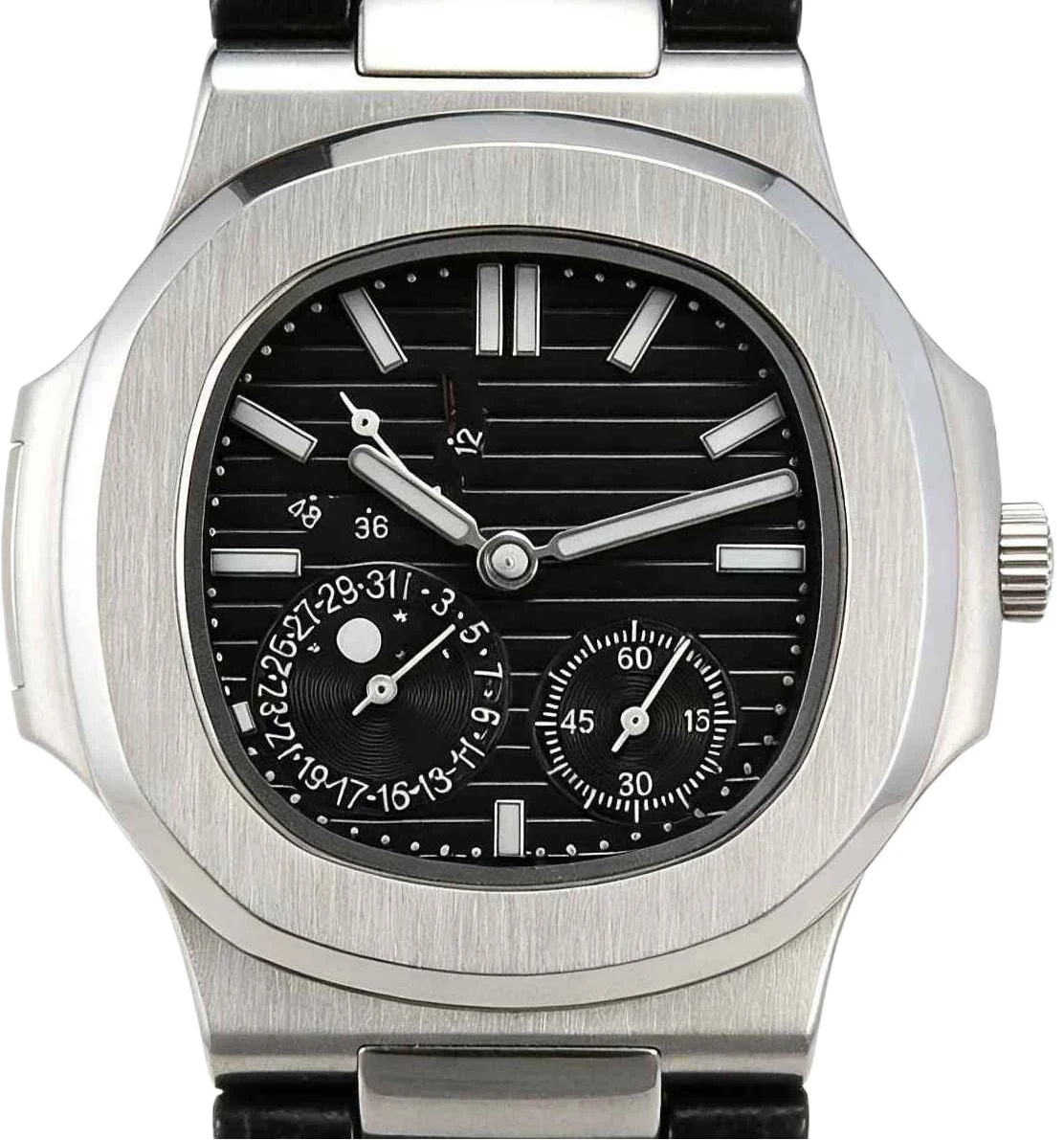 Montre Homme G3T – Automatique Mécanique, Acier 904L Mat 40 mm, Aiguilles Lumineuses, Calendrier & Jour, Étanche 3 ATM – CLEVI Paris