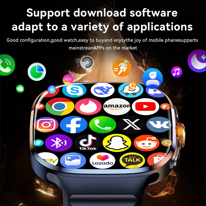 Montre Connectée 4G/5G AMOLED 2,4" Appel Vidéo GPS Google Play – CLEVI Paris