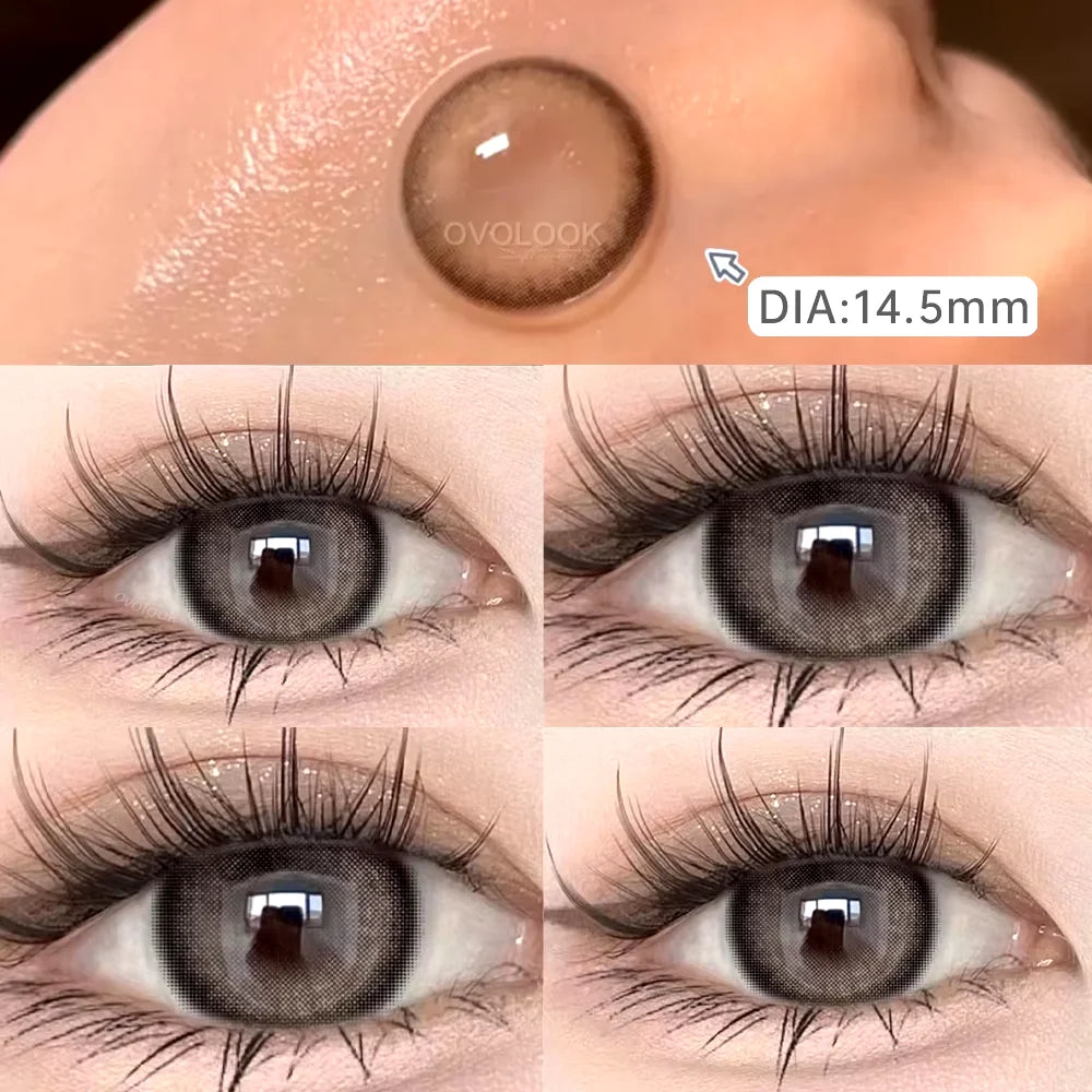 Lentilles de Contact Colorées OVOLOOK – Série Bubble | 10 Couleurs disponibles