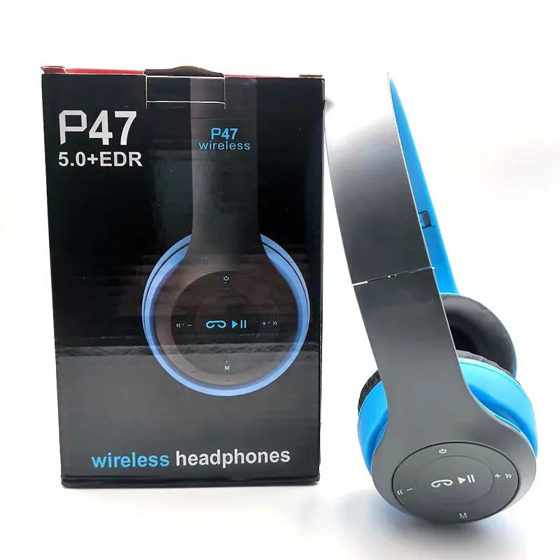 Casque Over-Ear P47 Bluetooth 5.0 Pliable Micro Sport – CLEVI Paris