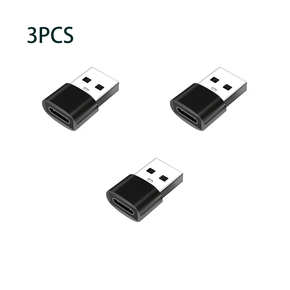 Adaptateur USB-A vers USB-C Lot de 3 OTG – CLEVI Paris