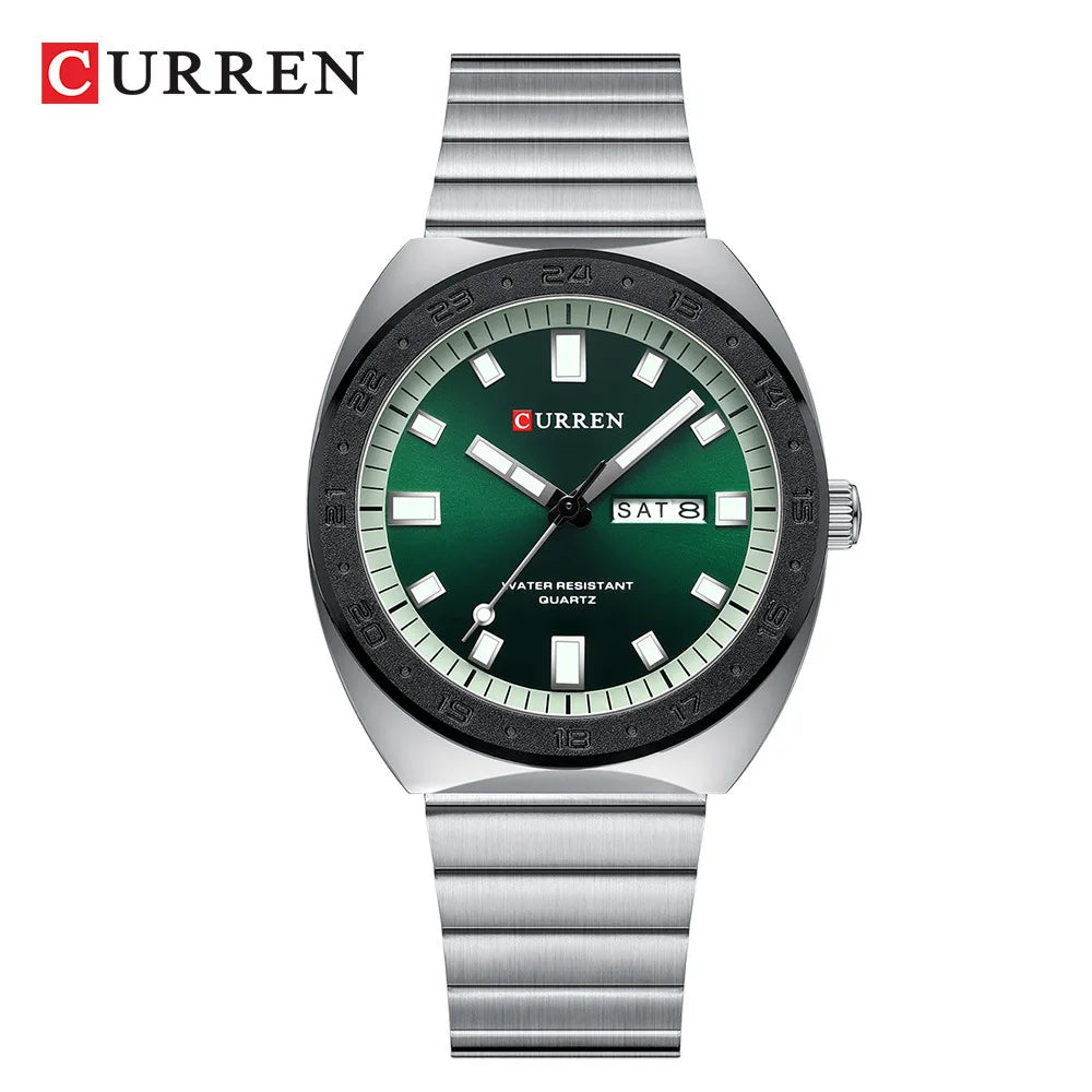 Montre Quartz Homme CURREN – Collection Multi-Modèles Cuir & Acier | 13 Coloris