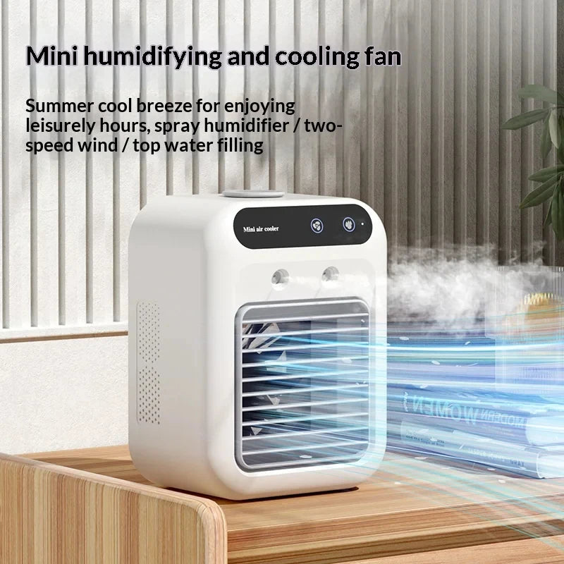 Mini climatiseur de bureau à brume rechargeable – CLEVI Paris