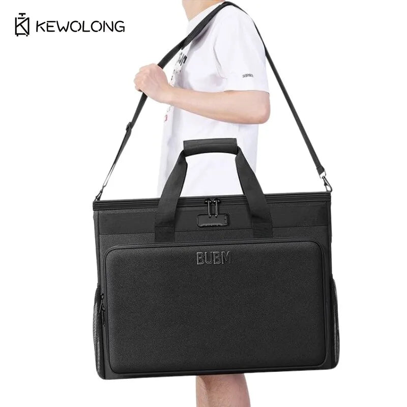 Housse Transport Écran PC 24-27" Oxford Rembourrée Antichoc – CLEVI Paris
