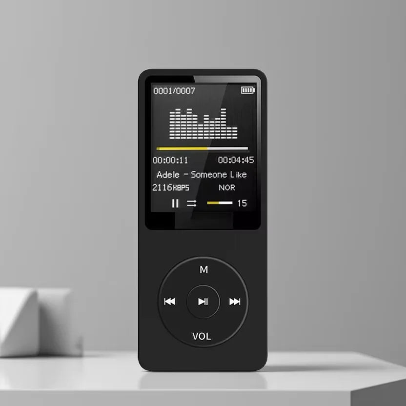 Lecteur MP3 Ultra-Slim Bluetooth FLAC FM TF 128Go 10h Sport Walkman – CLEVI Paris
