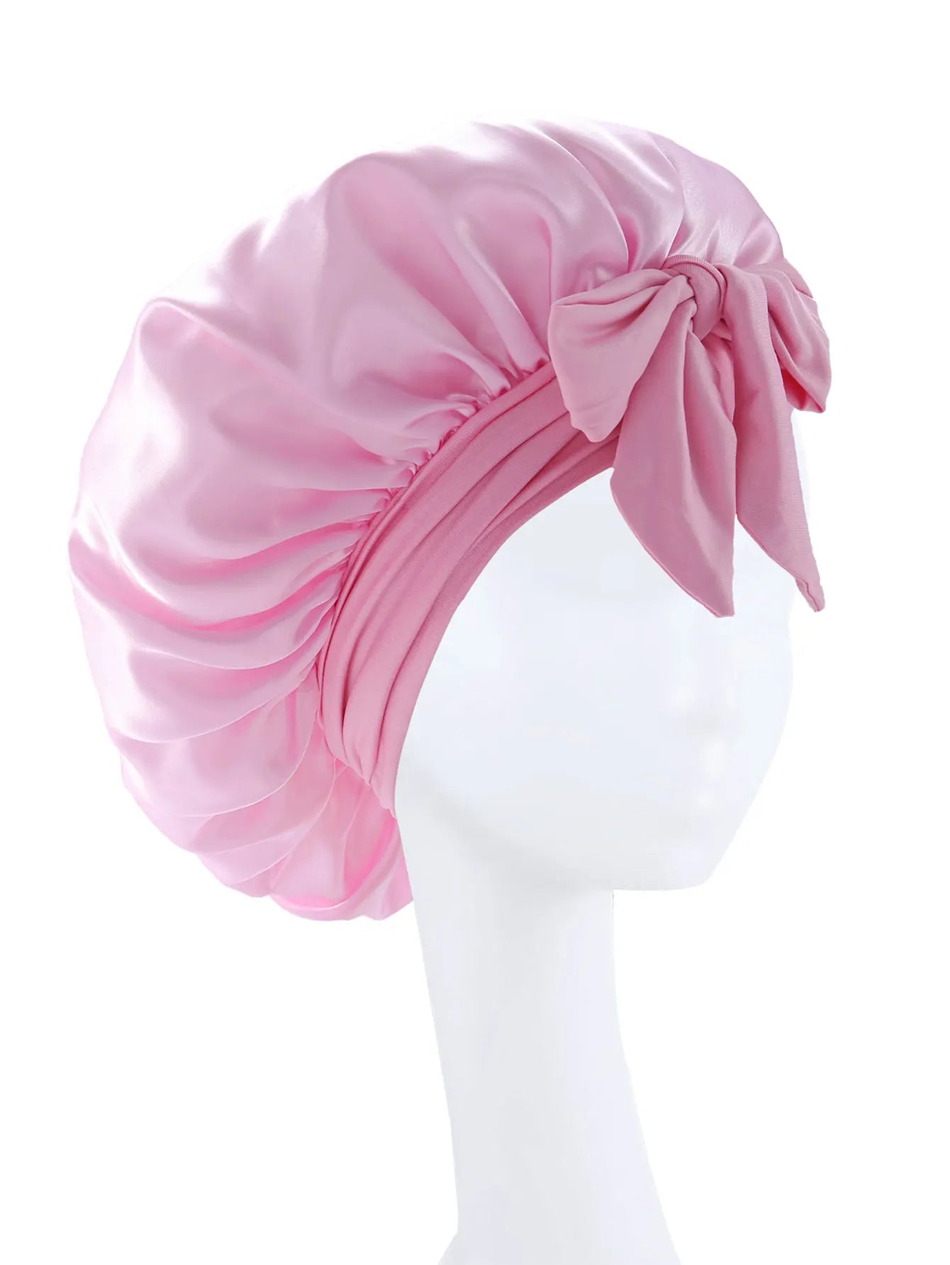 Bonnet de Nuit Satin Cheveux Bouclés — CLEVI Paris