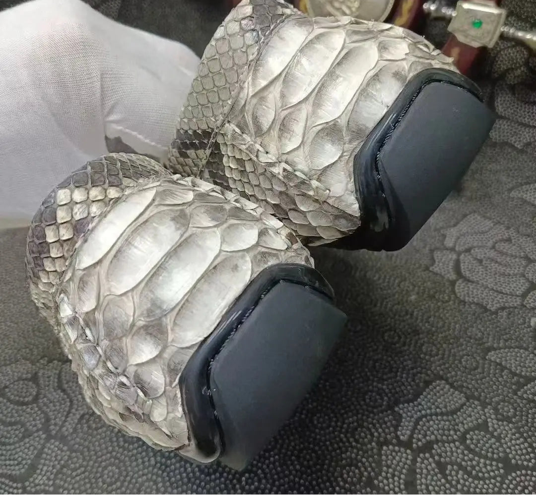 Chaussures homme en peau de python à enfiler – CLEVI Paris