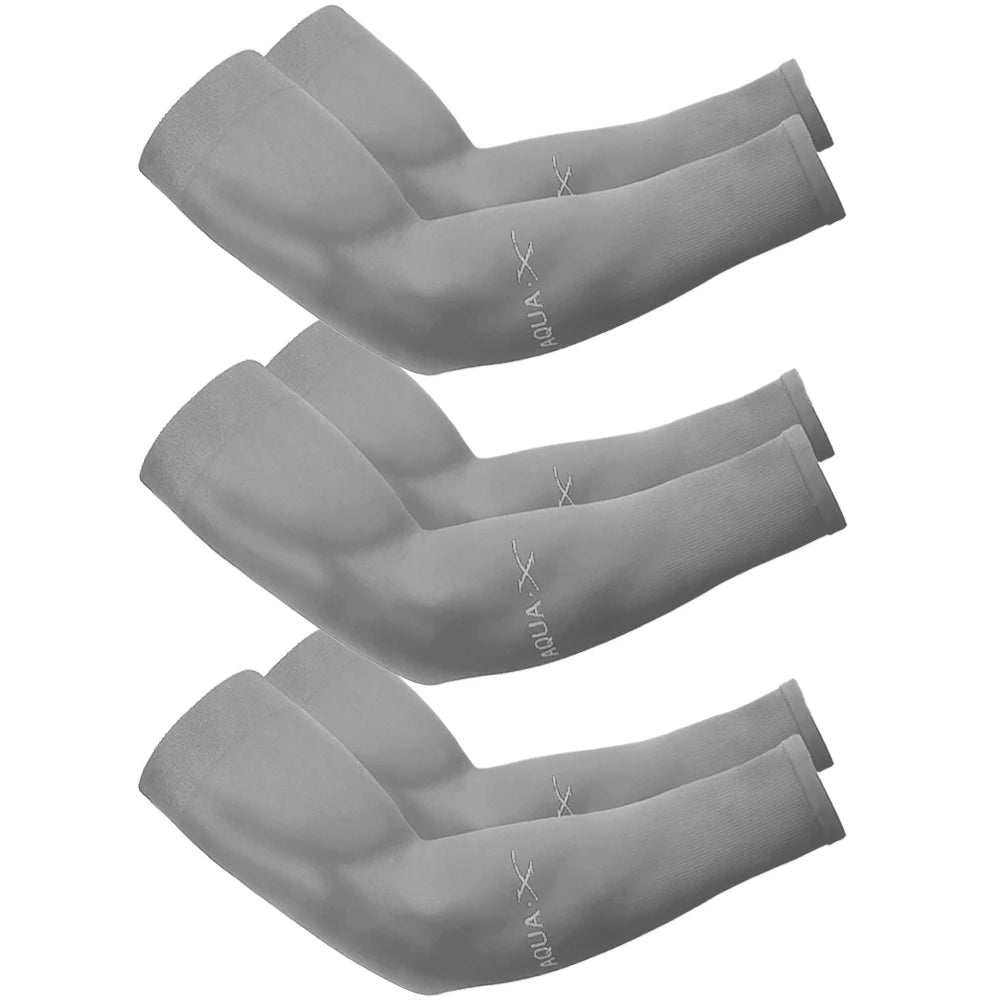 Manchettes Solaires Anti-UV Soie Glacée Unisexe Outdoor Cyclisme Conduite Pêche – CLEVI Paris