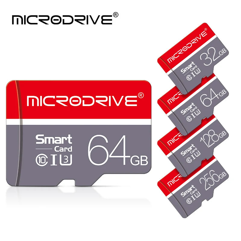 Carte Mémoire Micro SD MicroDrive | Class 10 U3 V30 A1, 8–256 Go, Smartphone Caméra Dashcam – CLEVI Paris