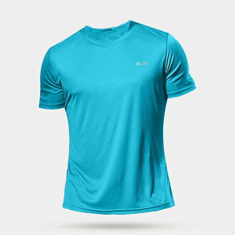 T-Shirt Sport Homme Séchage Rapide – Fitness Running Gym Manches Courtes