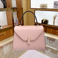 Sac à Main Femme en PU – Satchel Bandoulière Épaule | 7 Coloris | 2 Tailles | Rose, Bleu, Noir, Blanc...