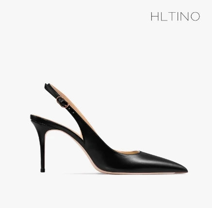 Escarpins slingback à talons fins – CLEVI Paris