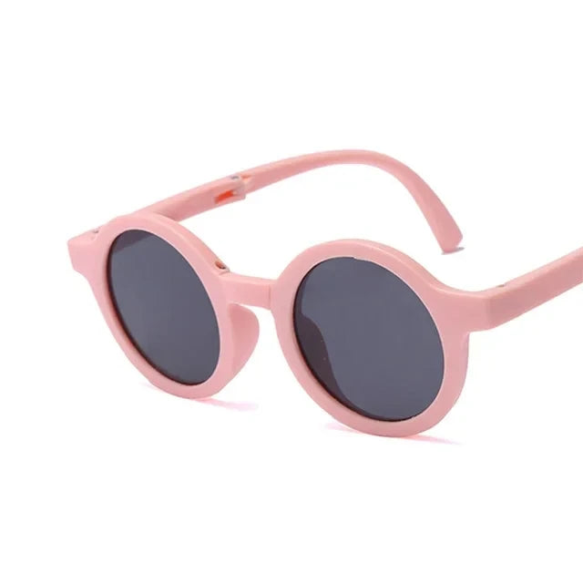 Lunettes de Soleil Enfant Pliables – Rondes, Mignonnes, 7 Coloris – CLEVI Paris