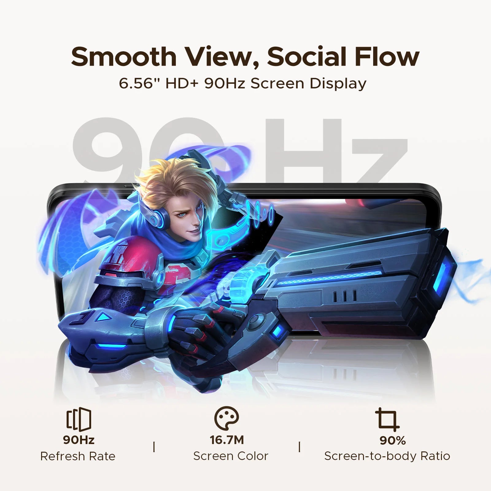 DOOGEE Note56 X Smartphone Android 16 6,56" IPS 90Hz 6150mAh 4G 64Go – CLEVI Paris