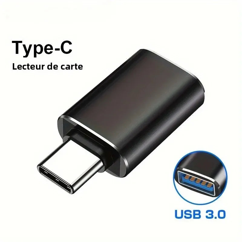 Lot 3 ou 5 Adaptateurs OTG USB-C vers USB-A 3.0 – CLEVI Paris