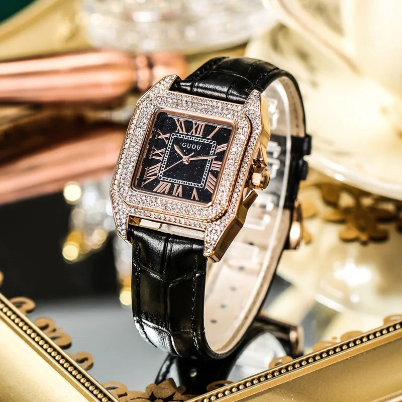 Montre Femme Élégante Grand Cadran Quartz – CLEVI Paris