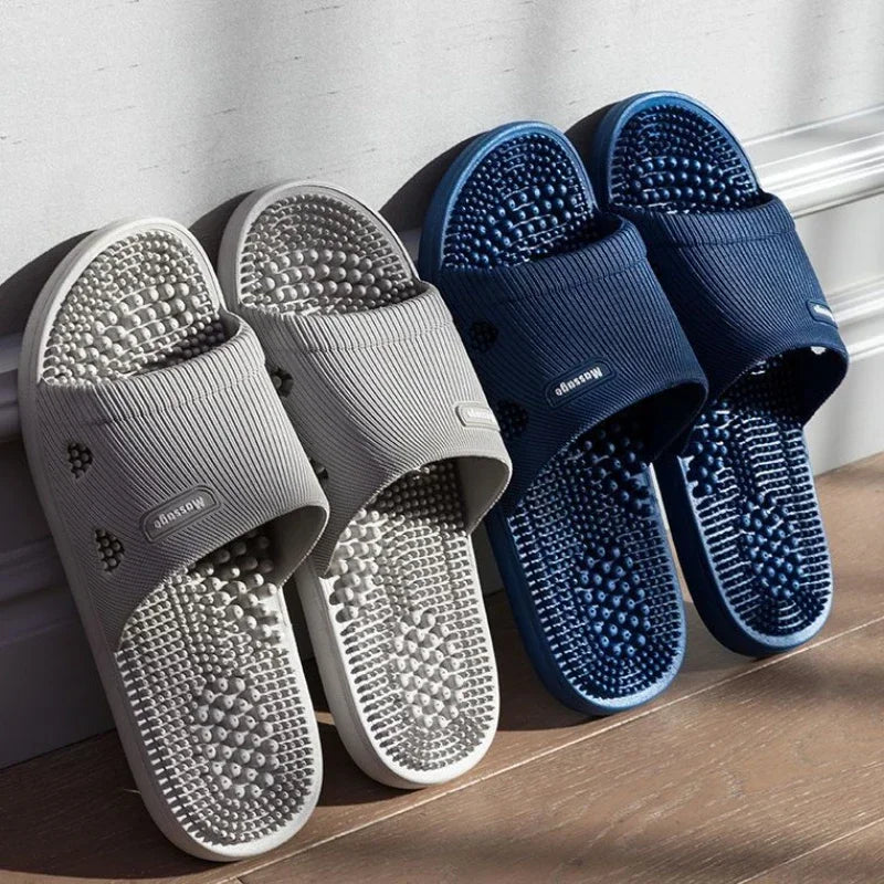 Chaussons Unisexe Antidérapants – Semelle Souple PVC, Confort Massage & Port Intérieur – CLEVI Paris