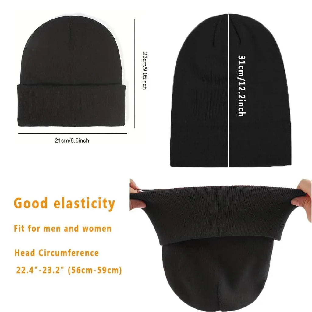 Bonnet Tricoté Doublé Satin Unisexe — CLEVI Paris